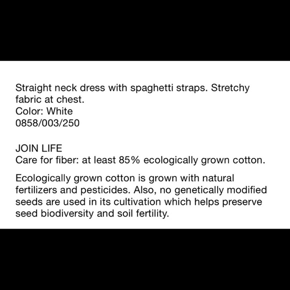 Zara Elasticized White Dress Small - Picture 12 of 12